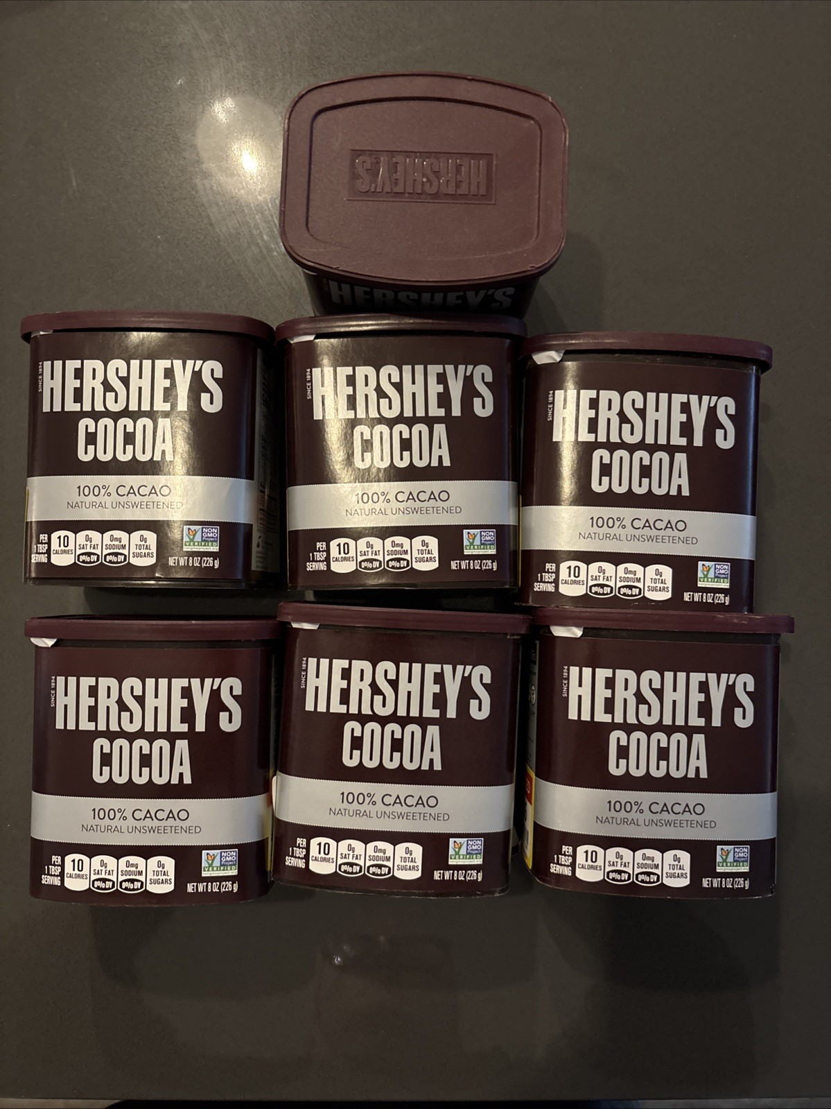 Hersheys Cocoa BUNDLE x7 8 oz Containers