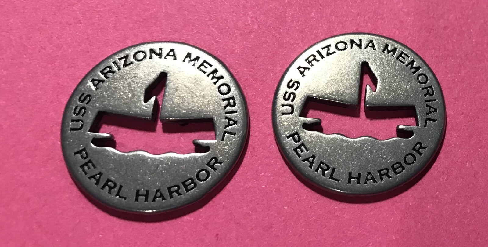 USS Arizona Memorial Cutout Token