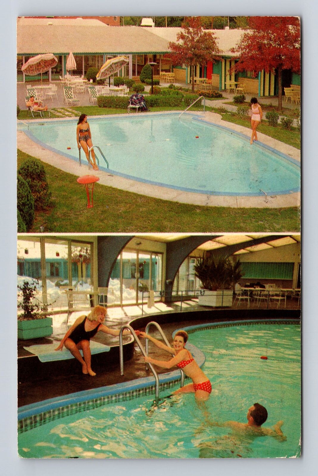 Omaha NE-Nebraska, Prom Town House Motor Inn, Advertise, Vintage c1966 Postcard