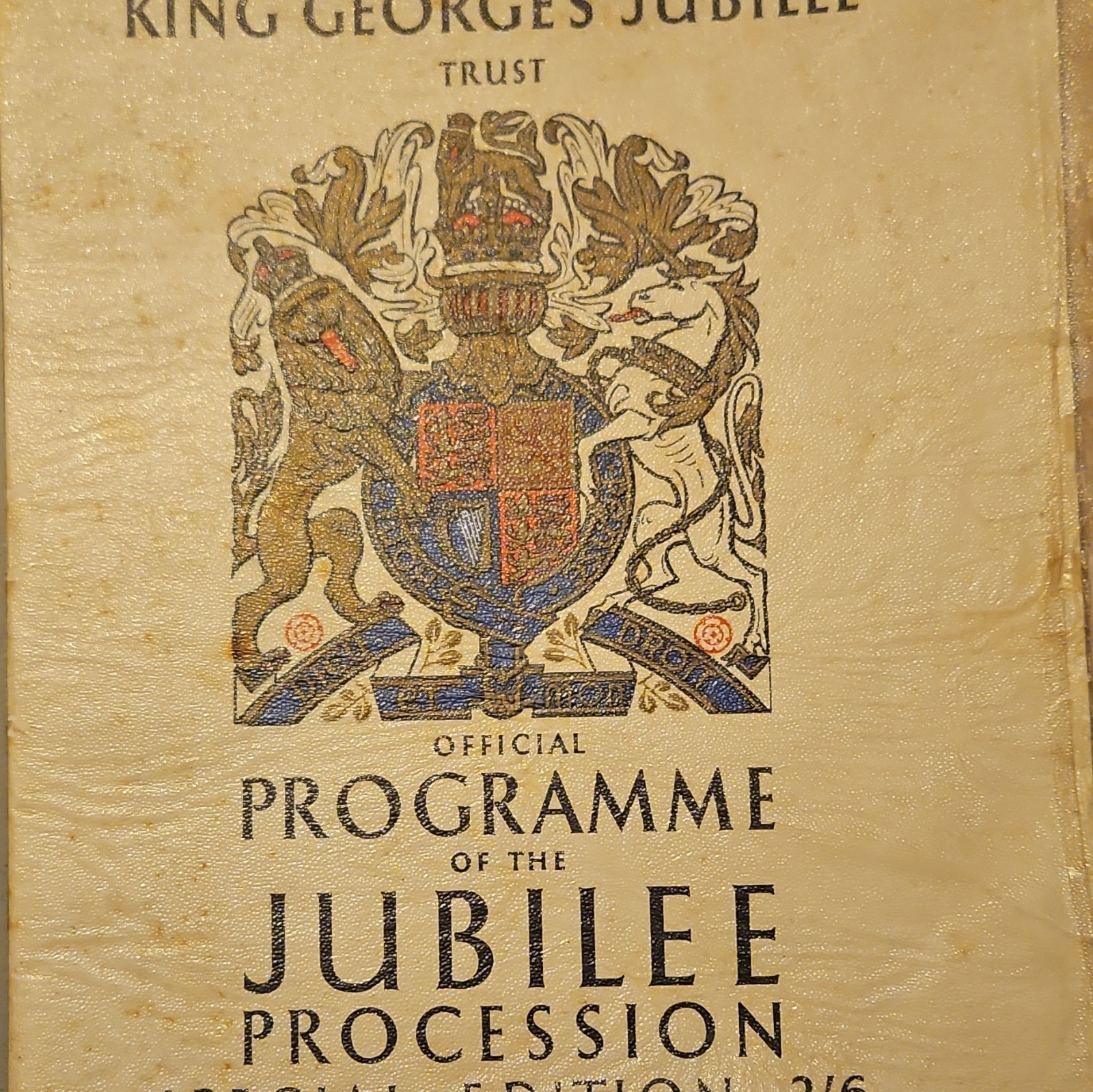 King George's Jubilee Trust Official Programme of the Jubilee Procession