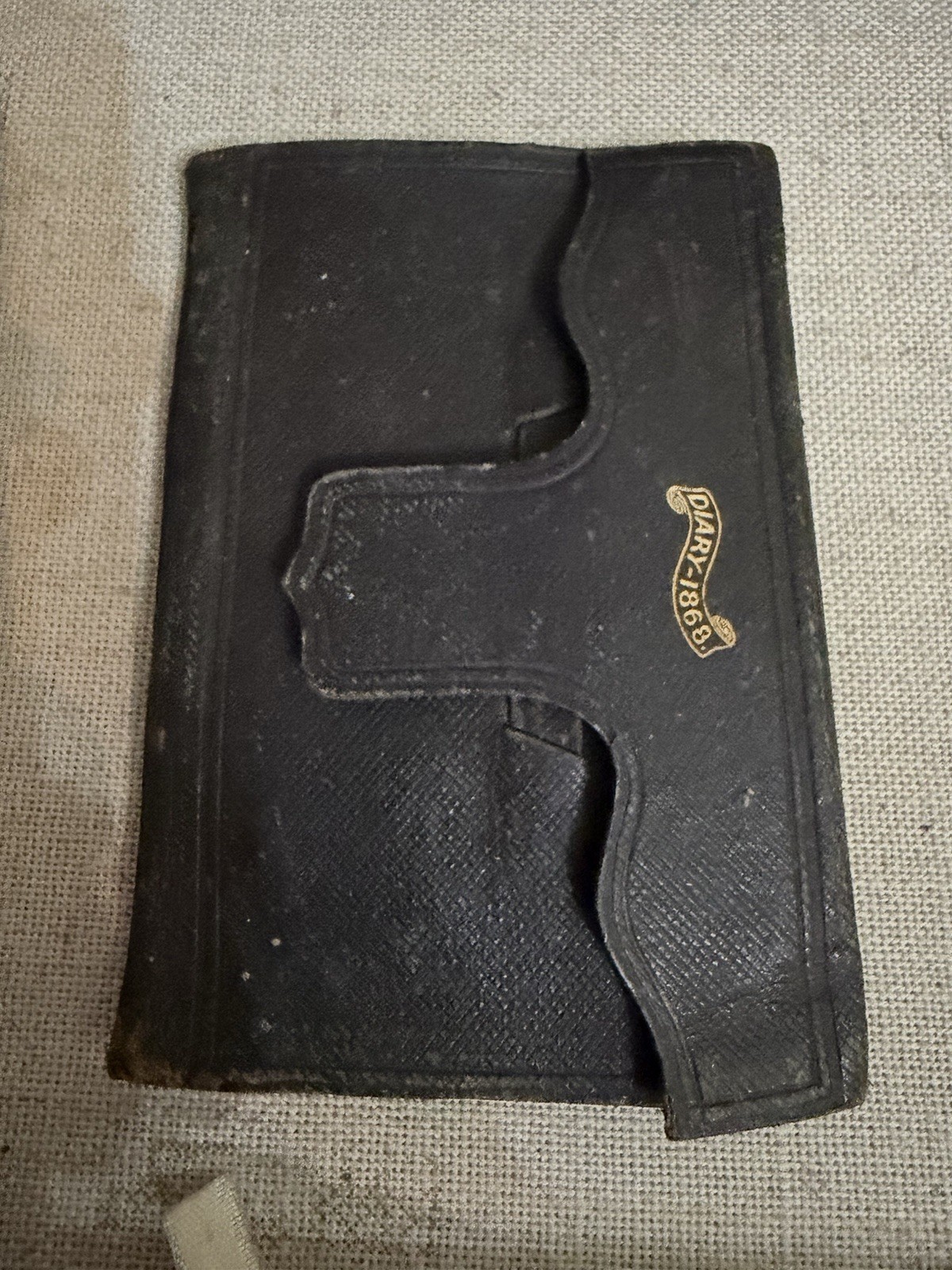 Antique 1868 Pocket Diary Journal Handwritten Entries P A Clarke Partial Antique 1868 Pocket Diary Journal Handwritten Entries P A Clarke Partial