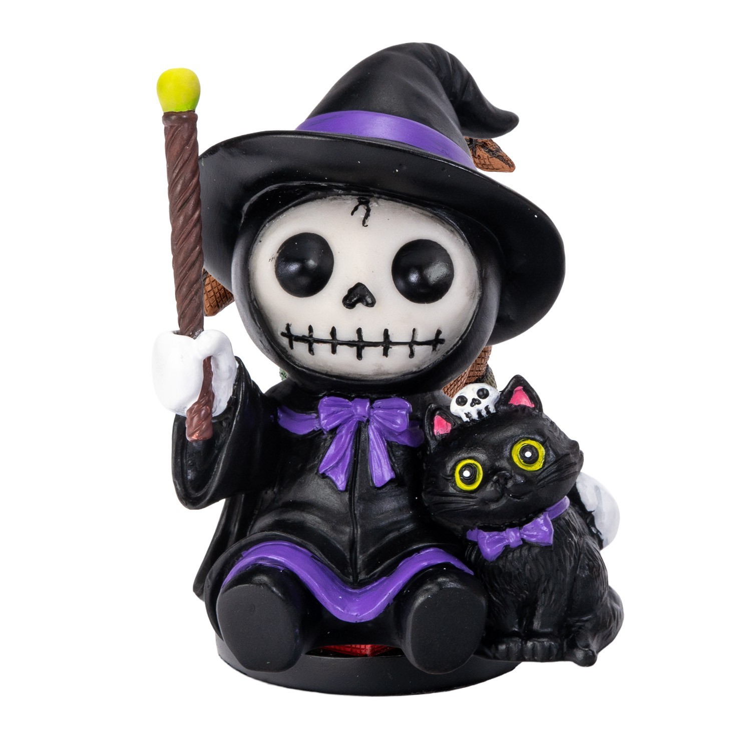 PT FurryBones Salem the Witch Skull Resin Mini Figure