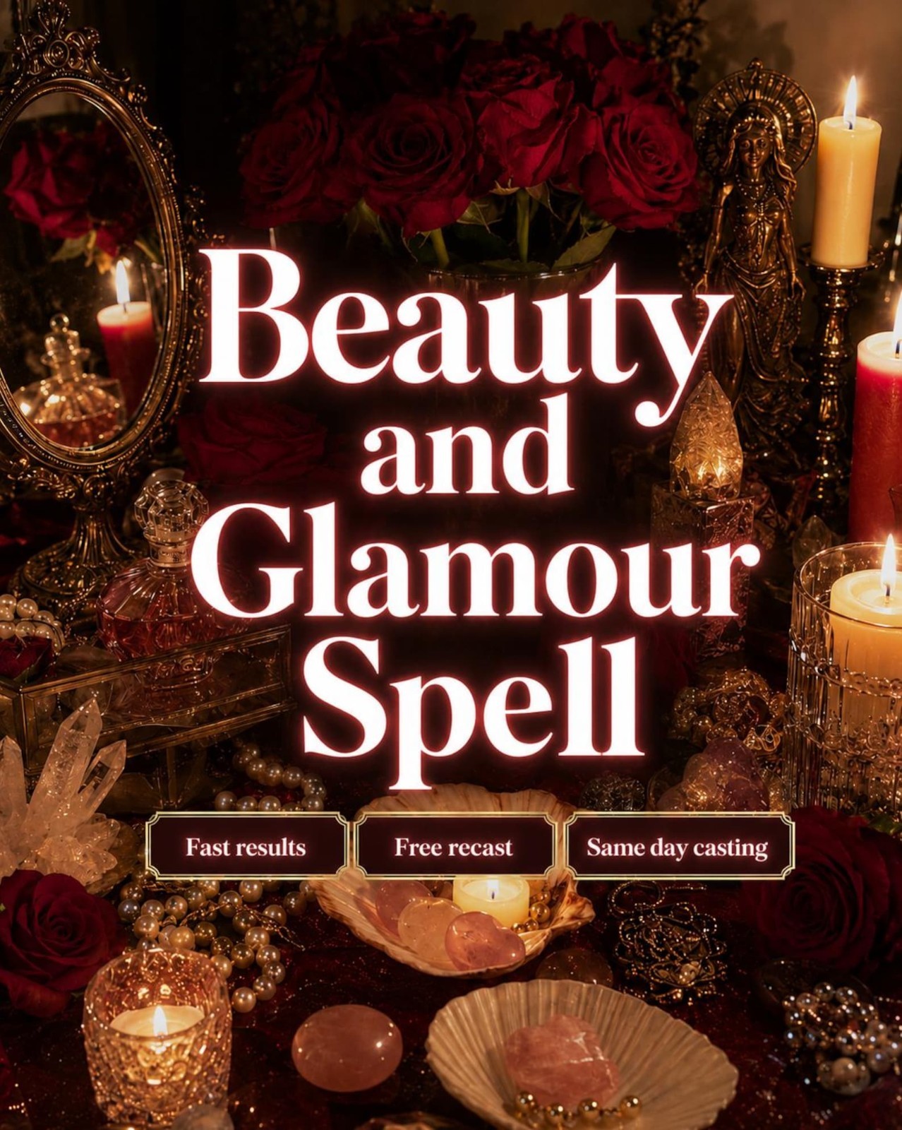 Beauty and Glamour Ritual - Radiant Glow, Dream Body Attraction, Confidence & Al