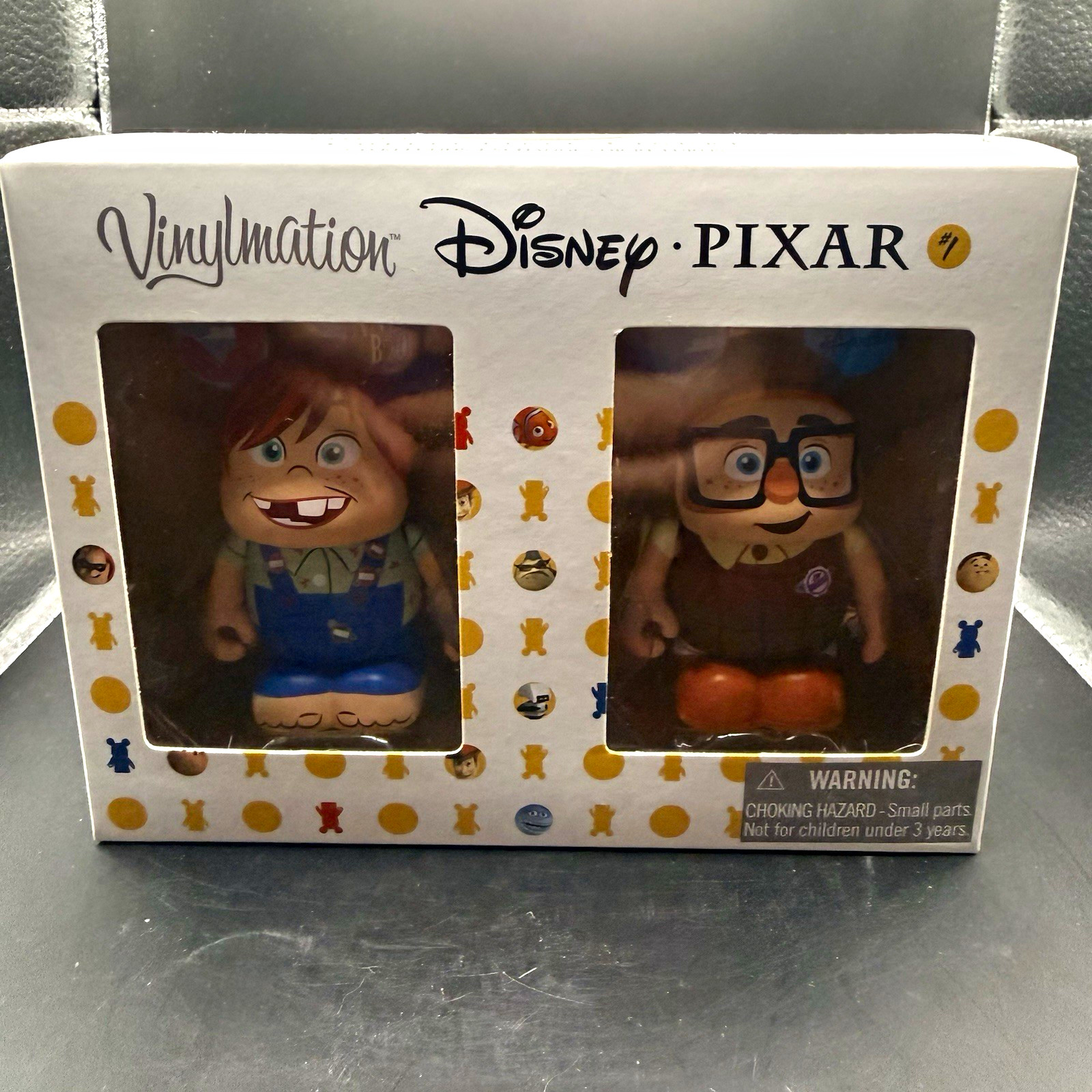 Disney Pixar vinylmation Up Carl & Ellie Vinyl Limited Edition 2000 