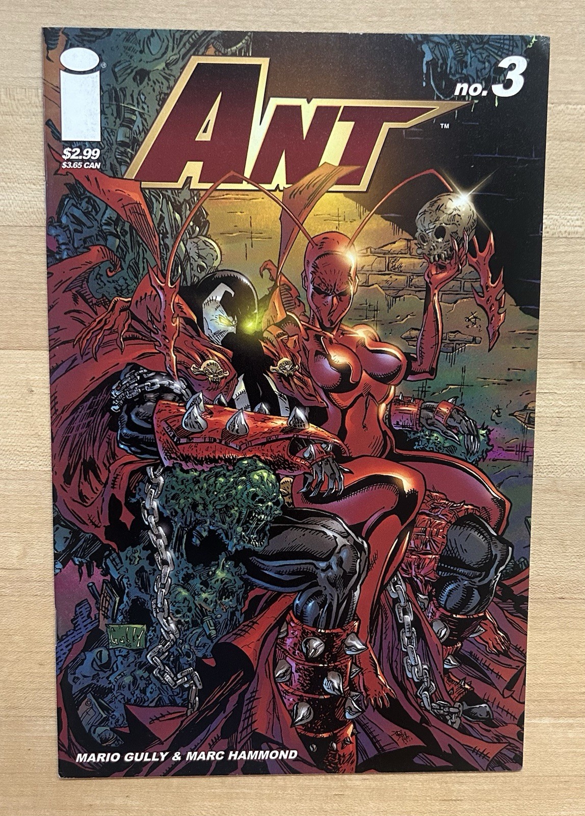 ANT # 3 Image Comics 2005, Mario Gully Spawn Cover