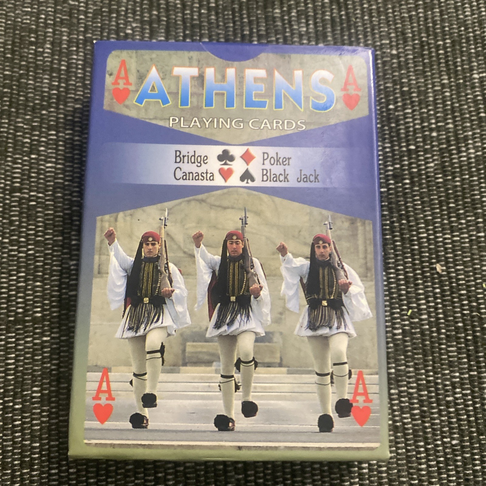 Vintage Athens Greece Souvenir Playing Cards – Sealed