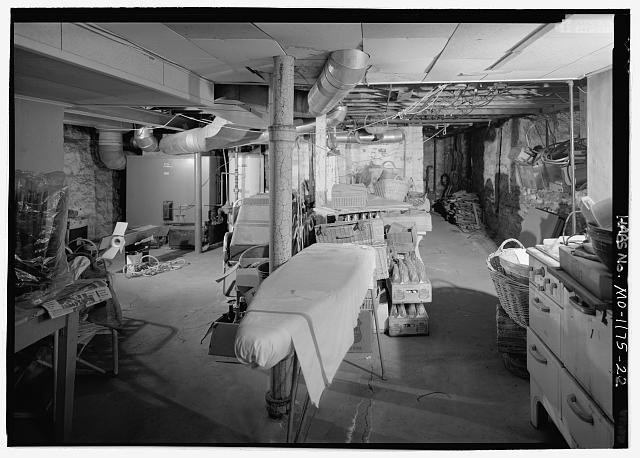 Photo:Independence Missouri 1983 Harry S Truman House Basement Room