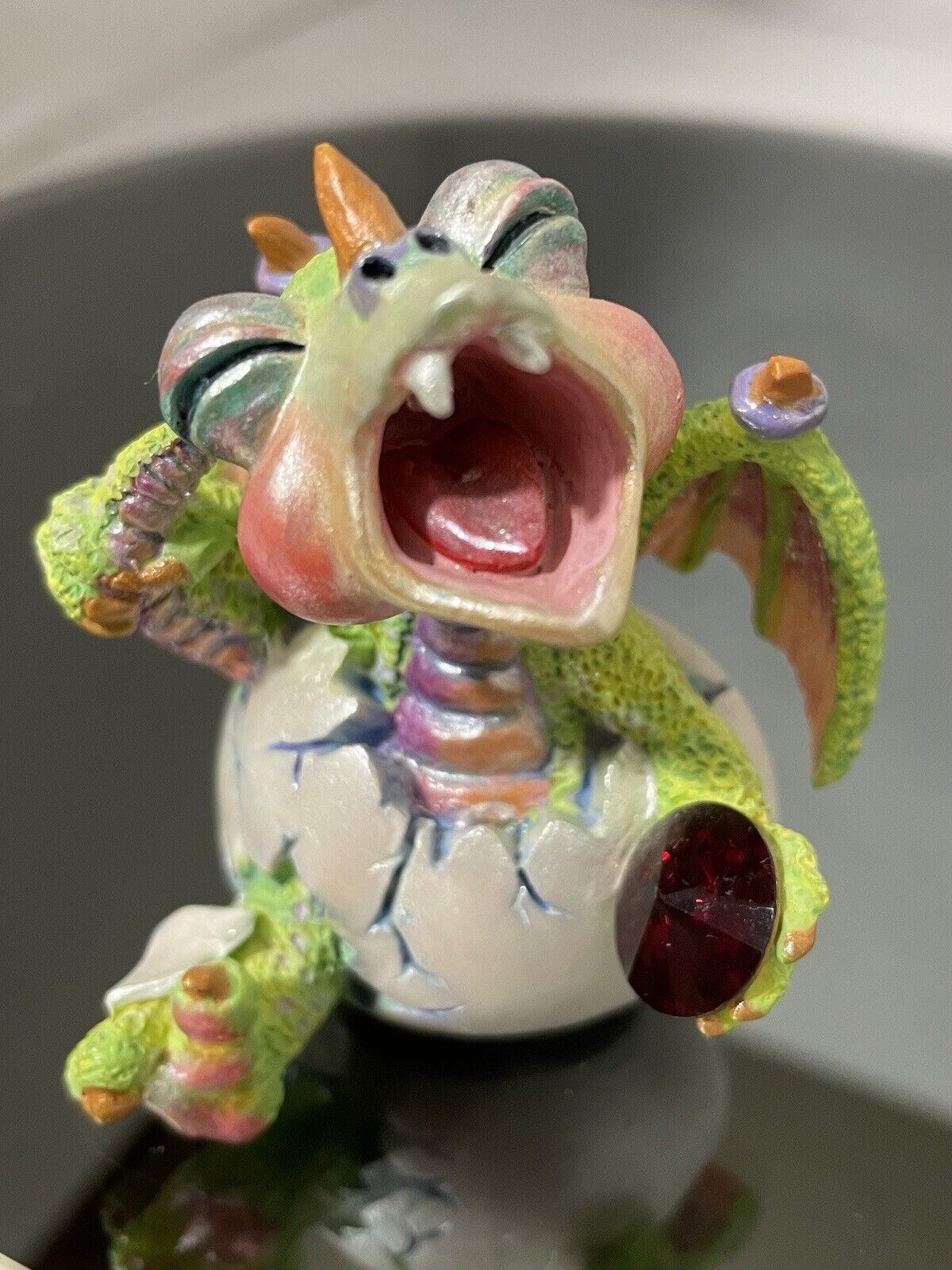 Moody DRAGON CRANKY Franklin Mint Limited Edition Figure Kitschy CP05706