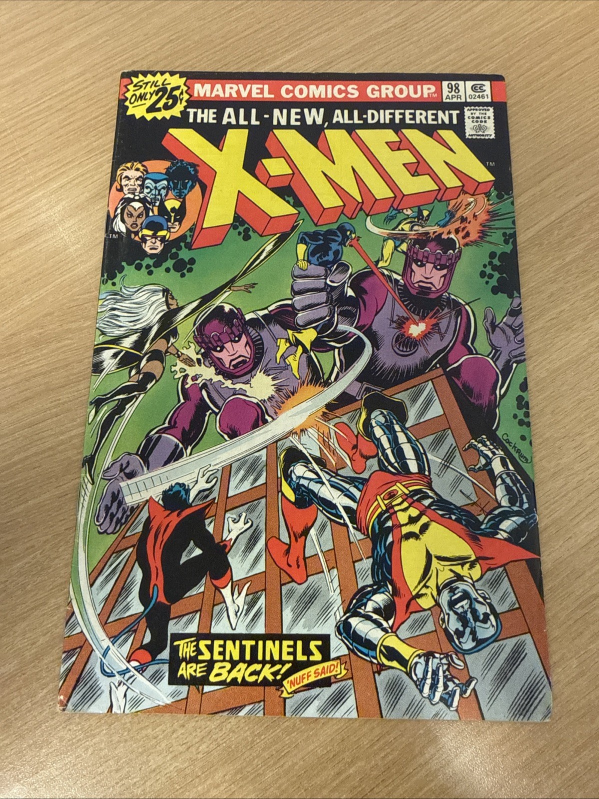 X-Men 98 Marvel Comics 1976 The Sentinels Are Back Bronze Age Dave Cockrum X-Men 98 Marvel Comics 1976 The Sentinels Are Back Bronze Age Dave Cockrum