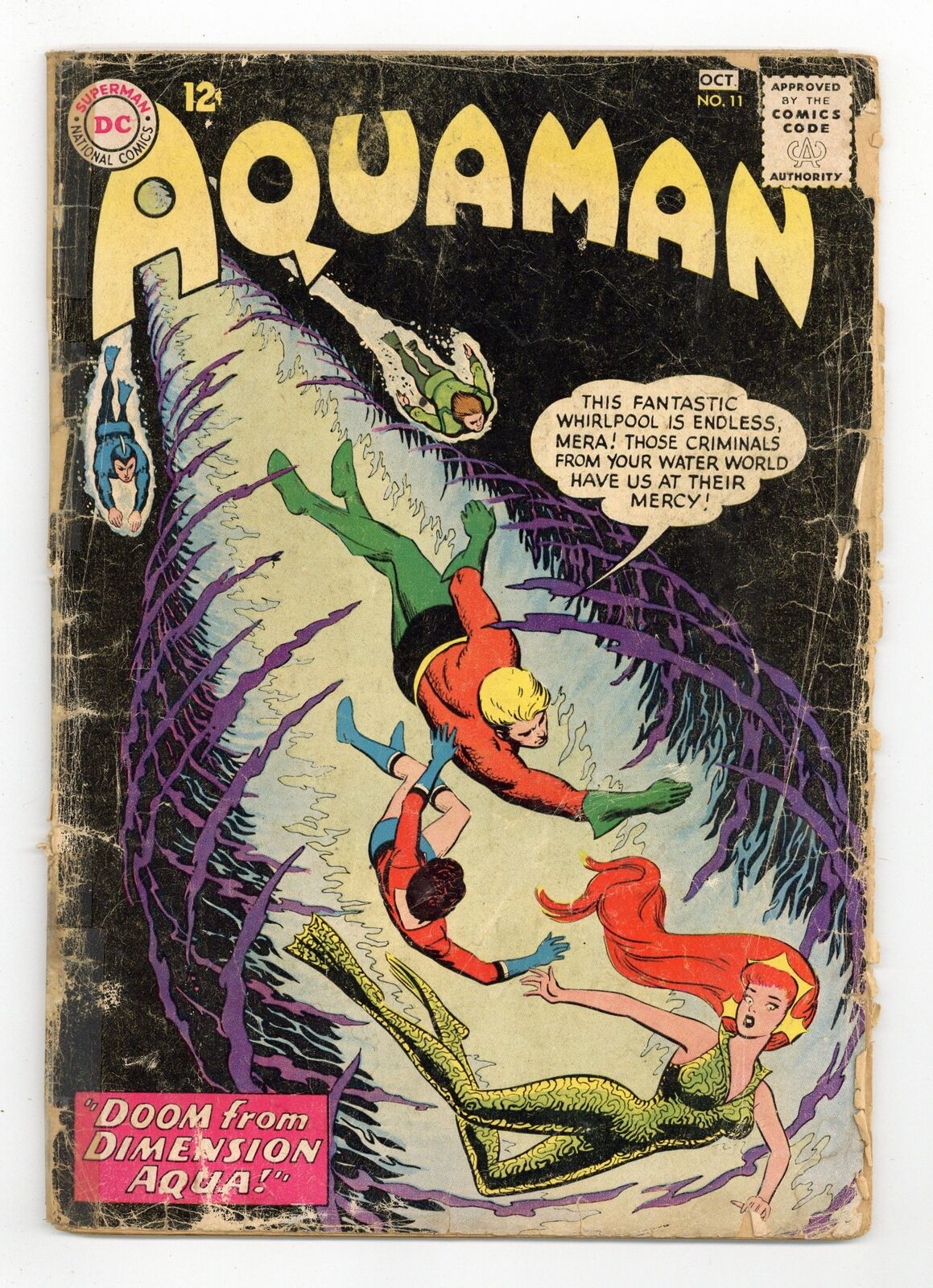 Aquaman #11 FR 1.0 1963 1st app. Mera