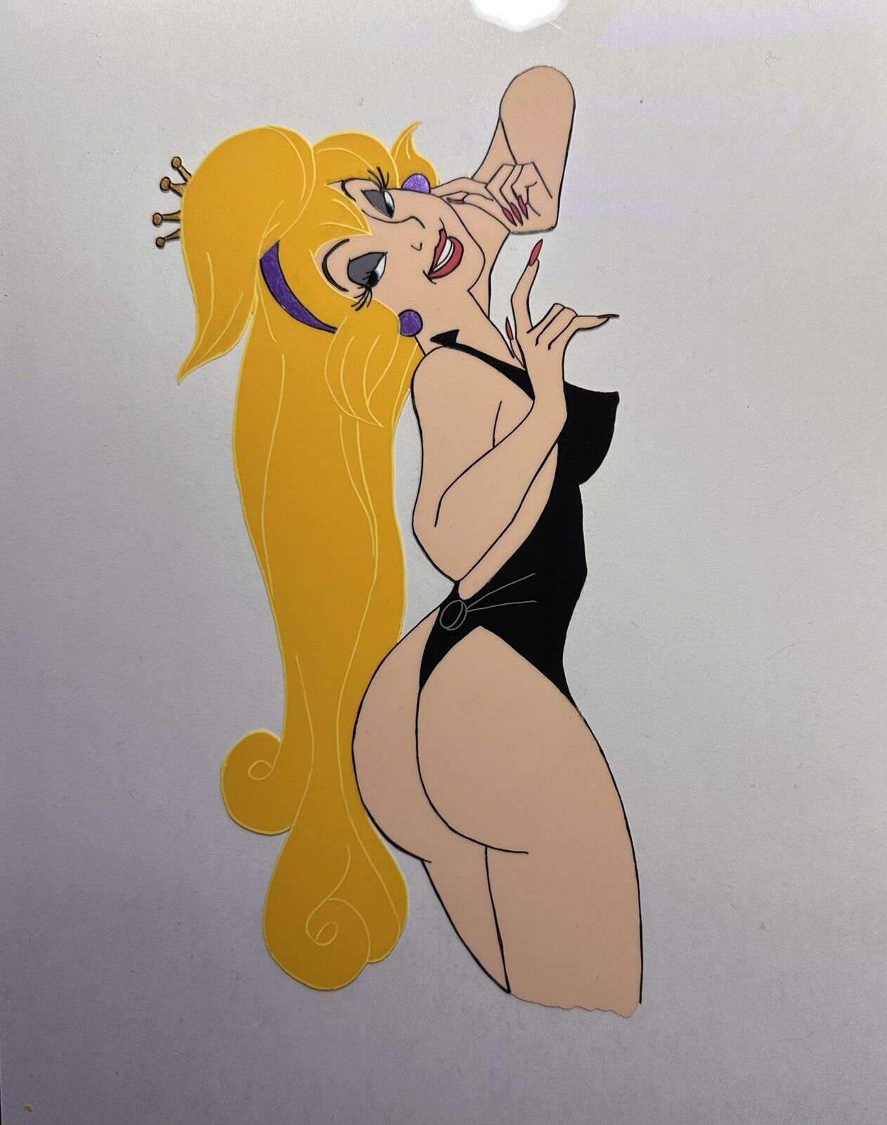 Princess Daphne Sultry Cel 1983 Dragons Lair