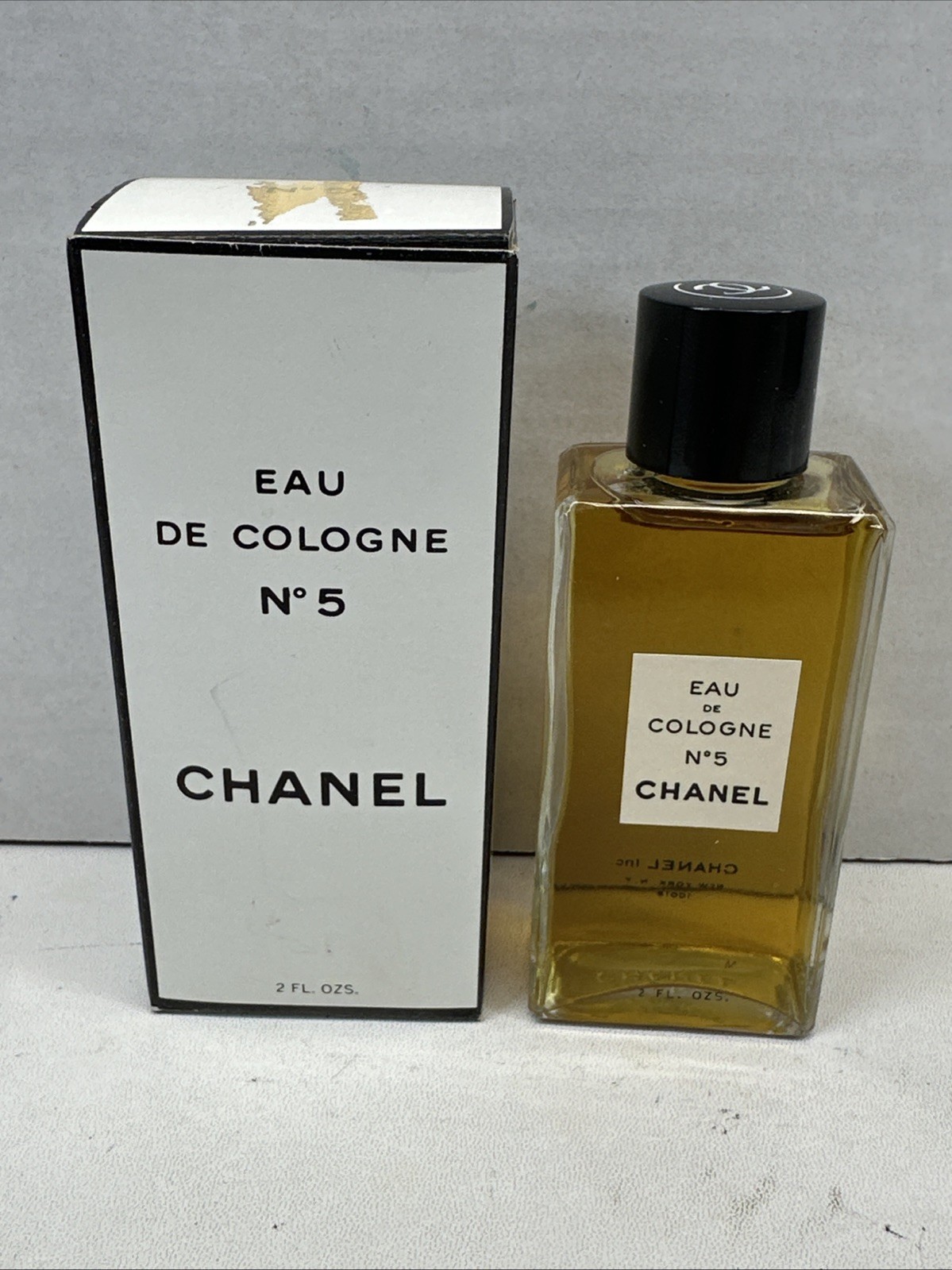 Vintage 1950\'s EAU Cologne Chanel No. 5 Paris 2 oz