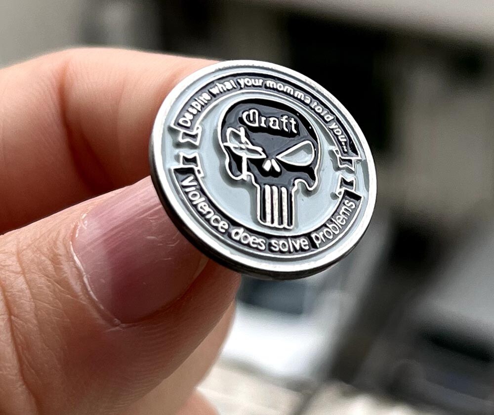 Chris Kyle Craft International Commemorating Lapel Violence Does Solve Problems Chris Kyle Craft International Commemorating Lapel Violence Does Solve Problems