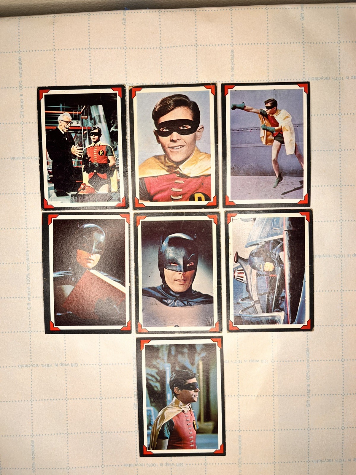 1966 Topps Batman Trading Cards  Riddler Back  Lot of 25 cards