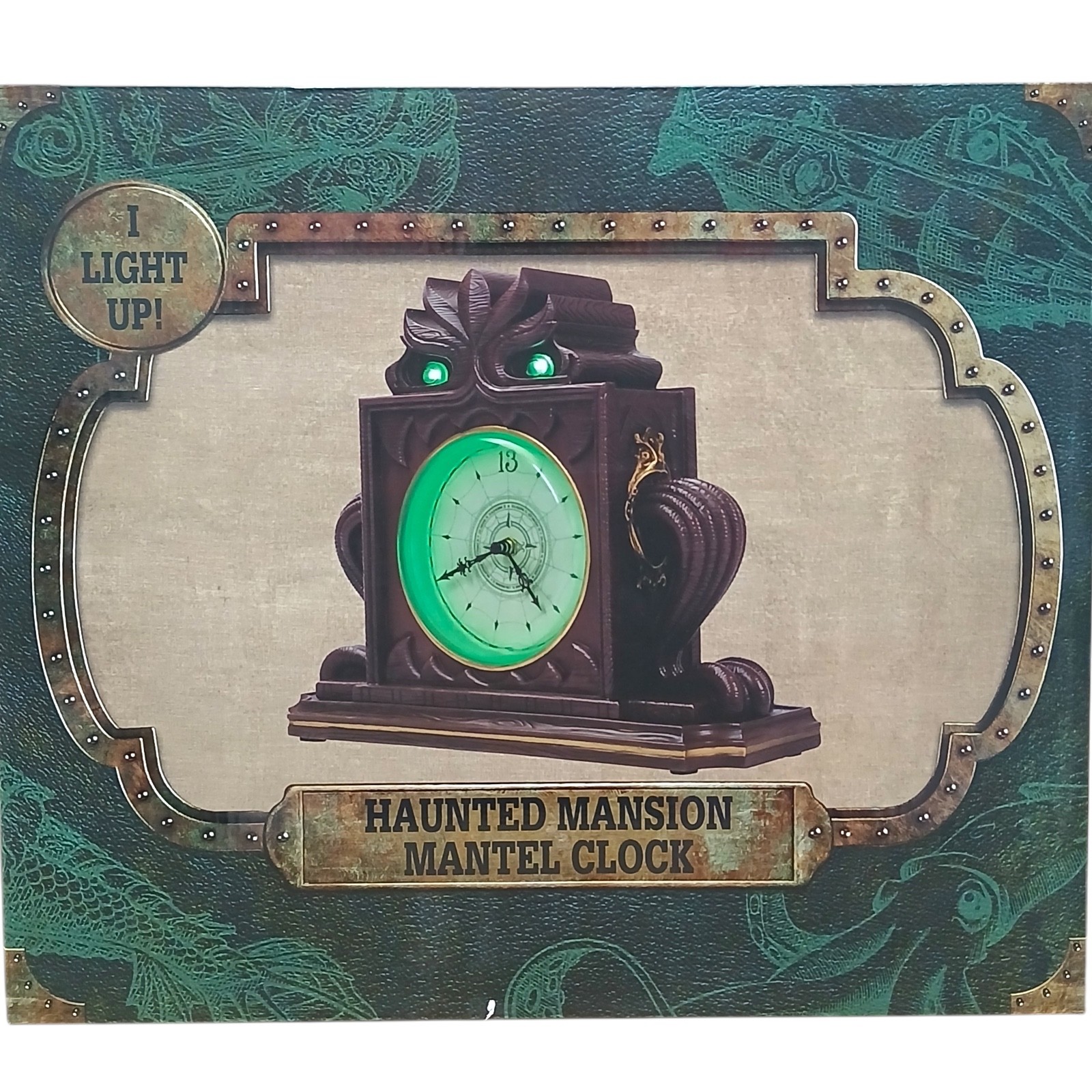 Disney Cruise Line Treasure Exclusive Haunted Mansion Light Up Mantle Clock NEW Disney Cruise Line Treasure Exclusive Haunted Mansion Light Up Mantle Clock NEW