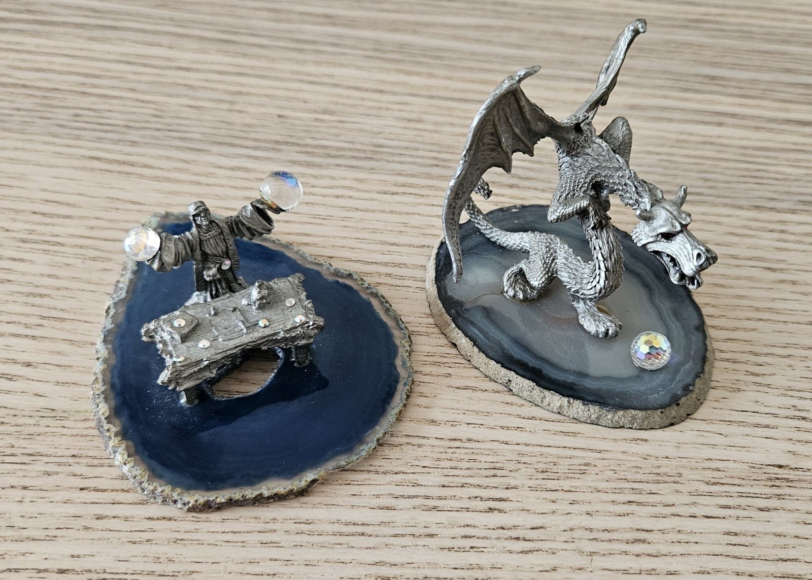 Vintage Lot Of 2  Rare Ral Partha Pewter 
