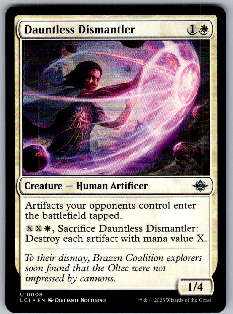 MTG: DAUNTLESS DISMANTLER 8 THE LOST CAVERNS OF IXALAN UNCOMMON NEAR MINT