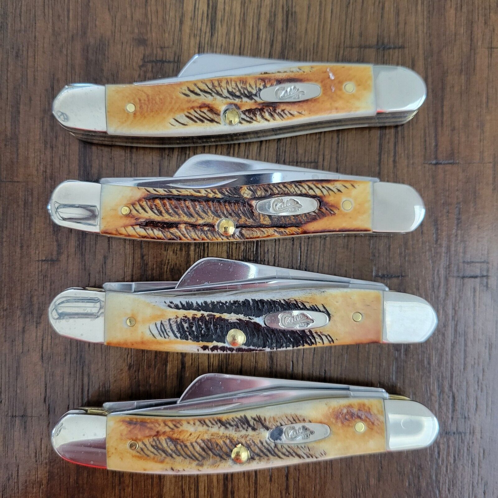 Case Cutlery BoneStag Medium Stockman Pocket Knife 