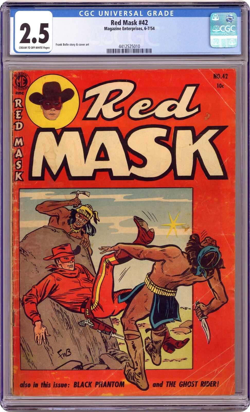 Red Mask #42 CGC 2.5 1954 4412525010