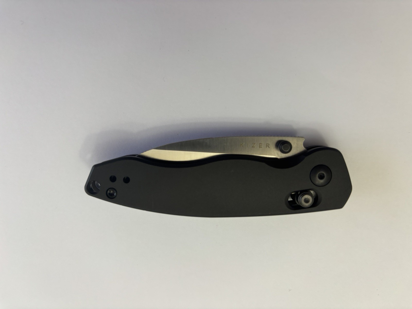 Kizer Exist Clutch Lock Black Aluminum Folding 154CM Knife V3681C1