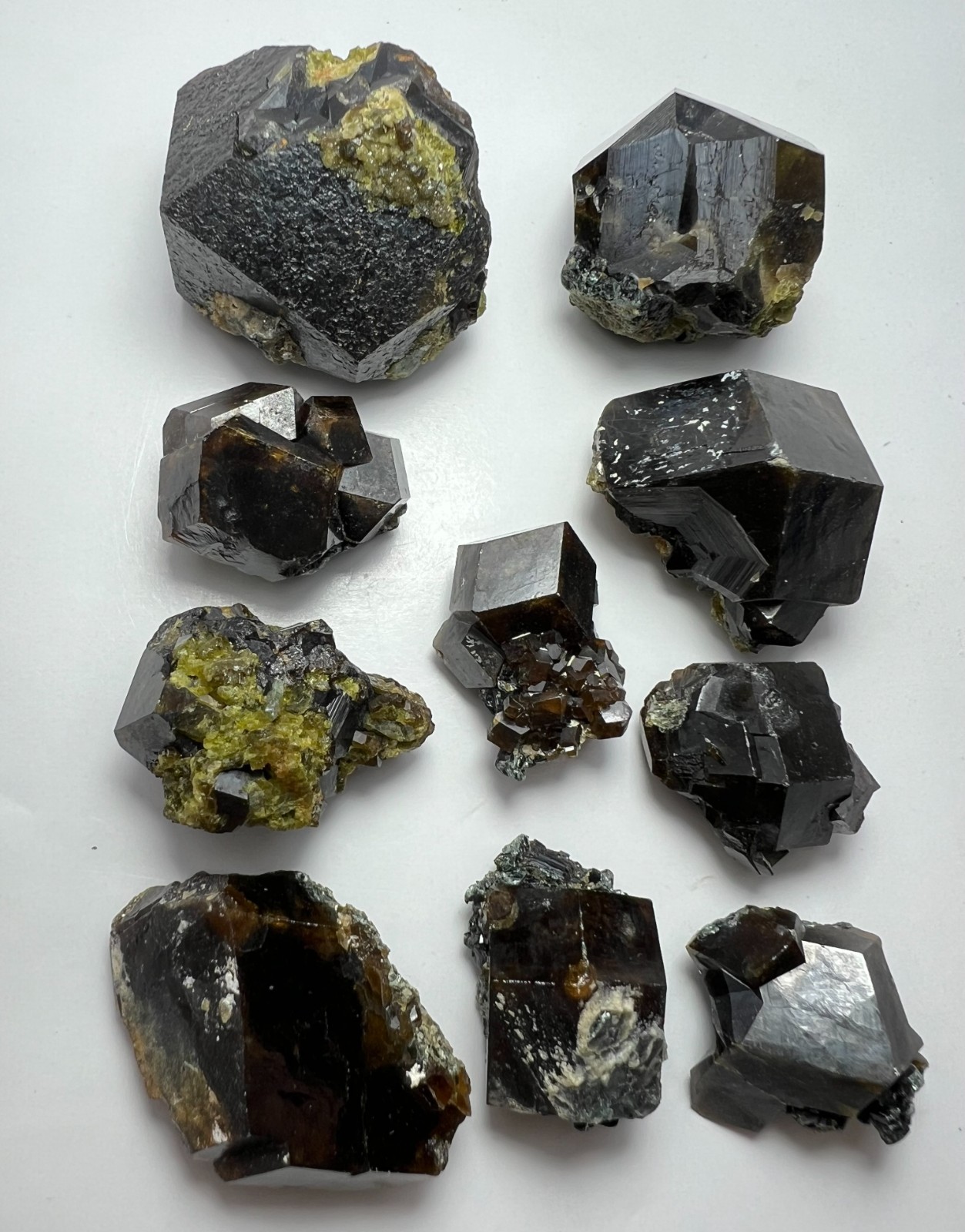 160 GM Garnet Crystals Lot From Nangarhar Afghanistan ZL4