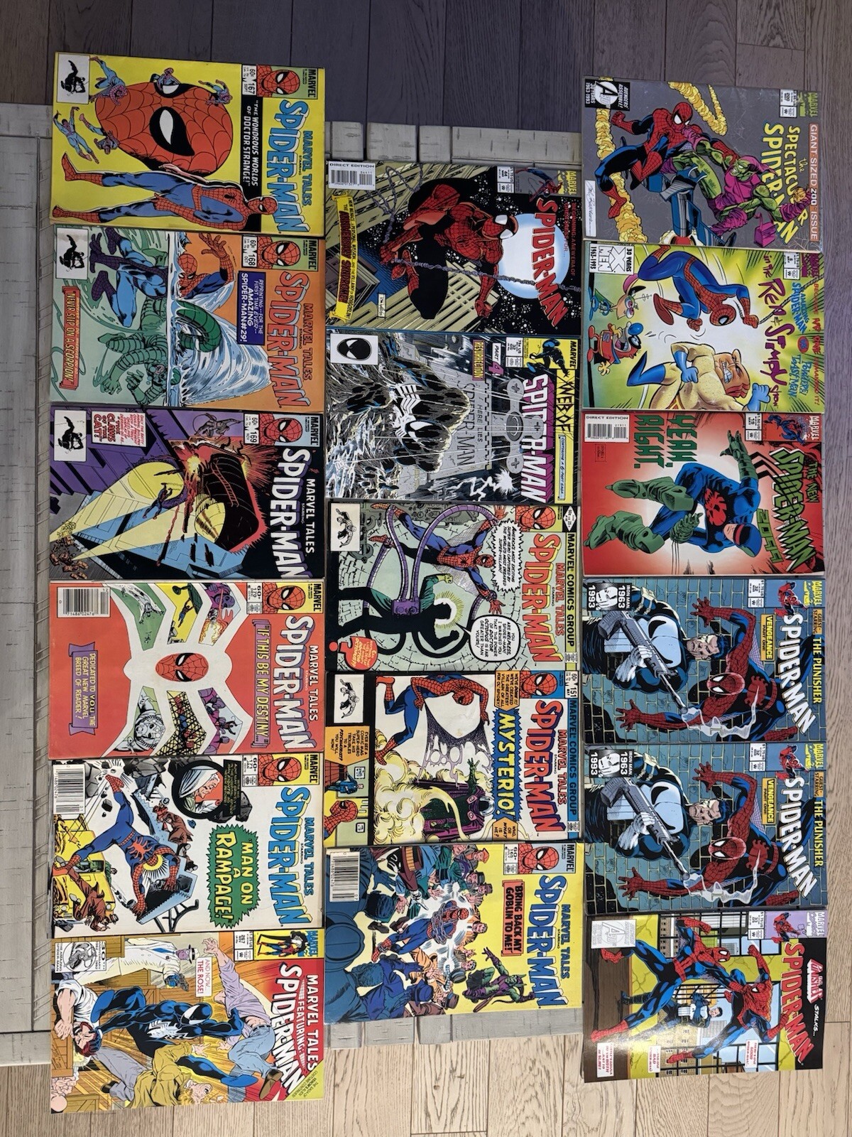 🔥MARVEL COMICS SPIDER-MAN BOOK LOT OF 17 ISSUES ALL NM+ MARVEL TALES SET & MORE