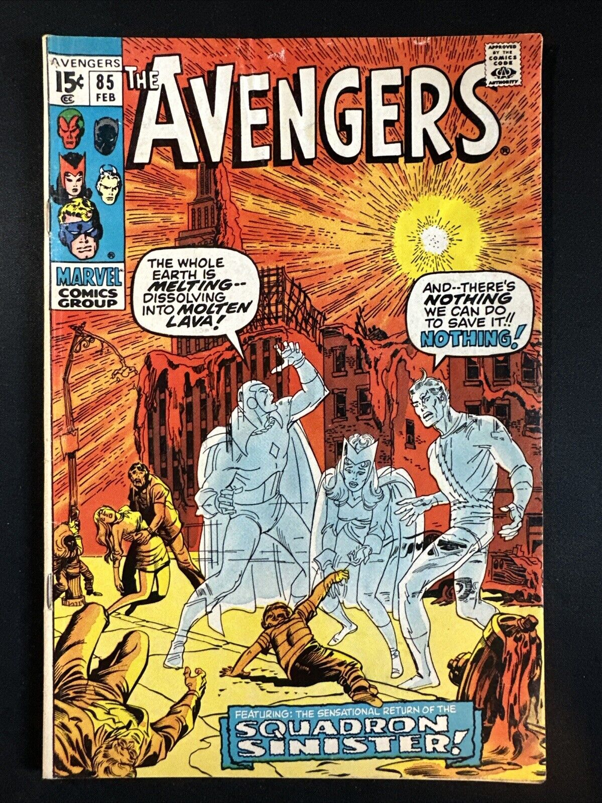 The Avengers #85 1971 Vintage Old Marvel Comics Silver Age 1st Print Good *A3