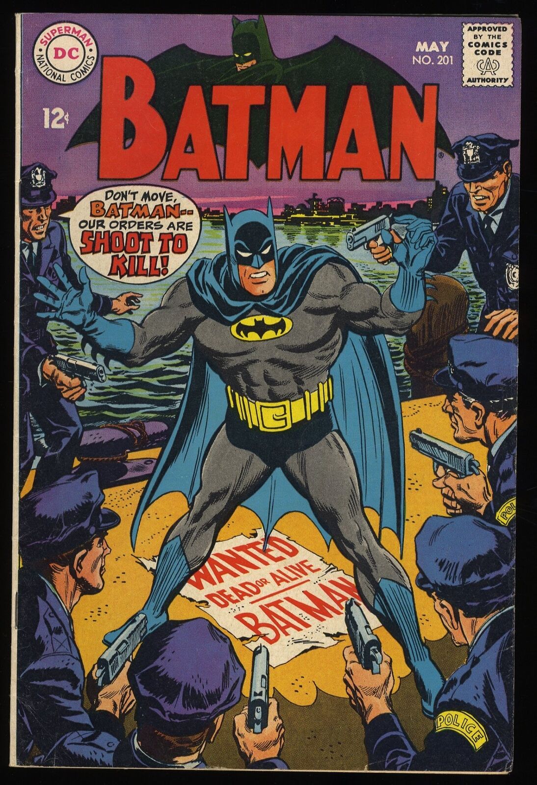 Batman #201 FN- 5.5 Joker, Catwoman, Penguin, and Mad-Hatter Appearance 1968