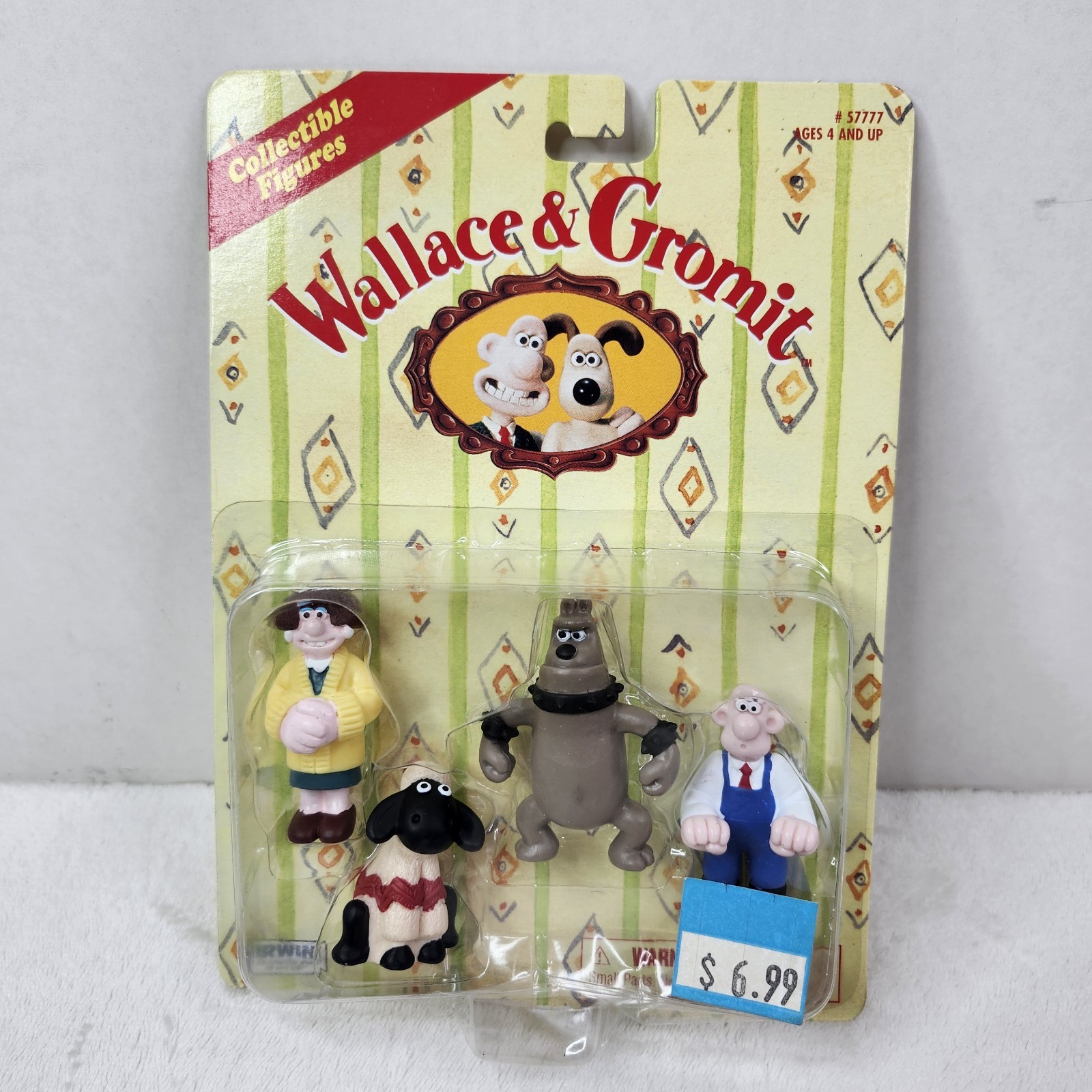 Vintage Wallace & Gromit Collectible Figures Irwin Toys #57777 MOC New