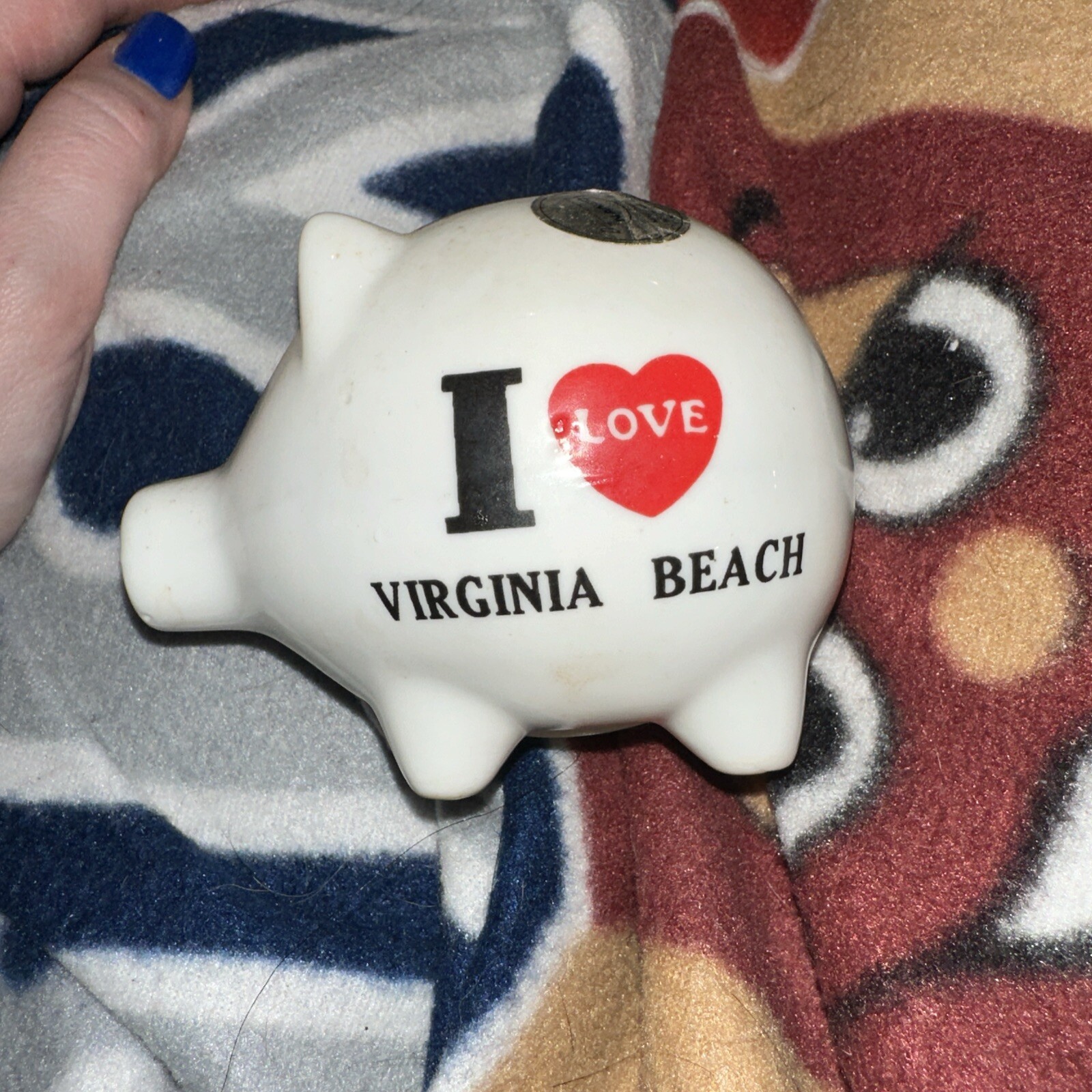 Piggy Bank Nanco , I Love Virginia Beach Souvenir Gift