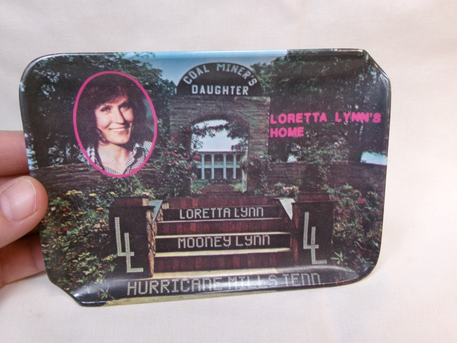 Vintage Loretta Lynn\'s Home Souvenir Small Melamine Tray