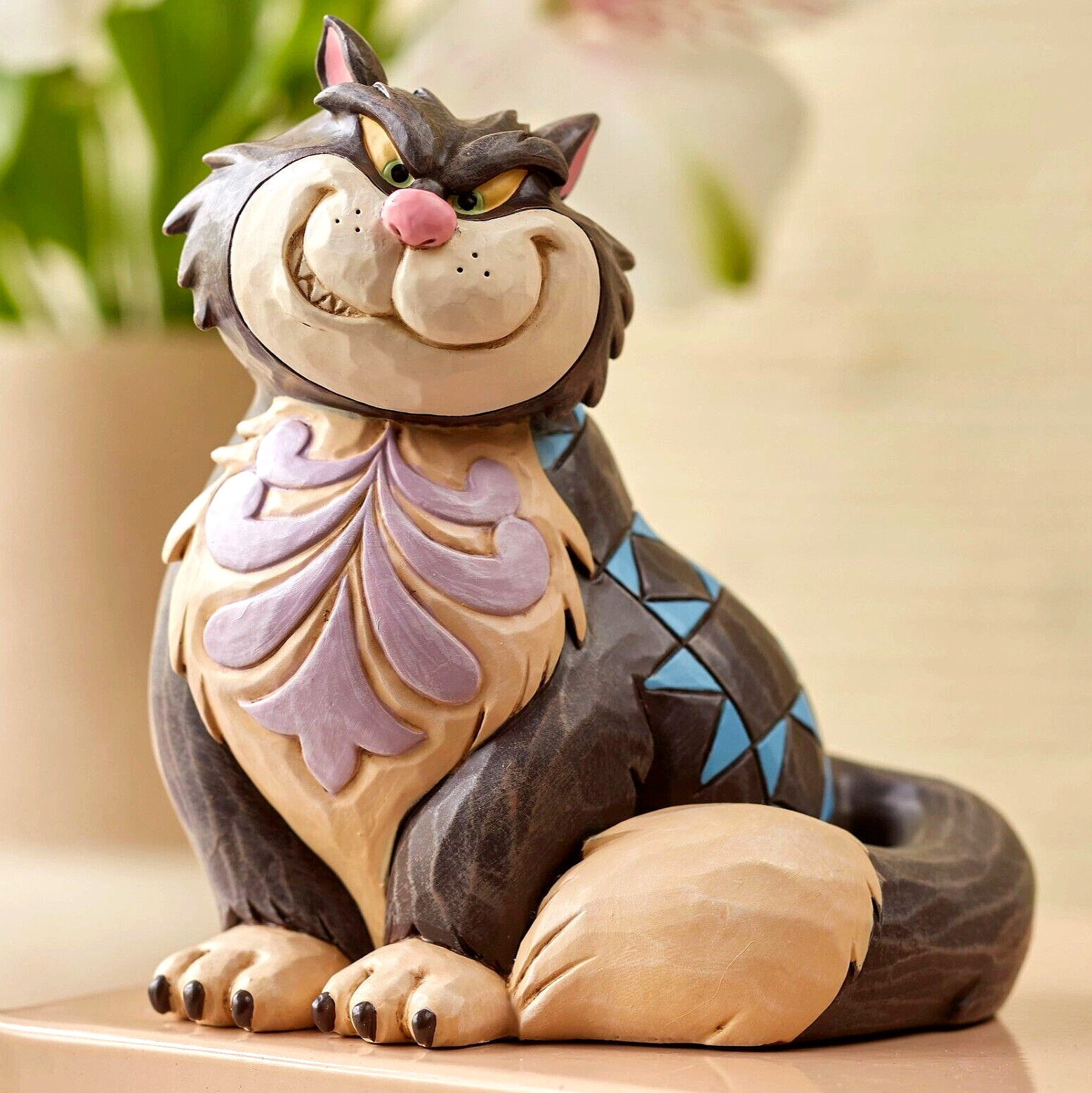 ❦ New JIM SHORE DISNEY Figurine LUCIFER CAT Cinderella Lady Tremaine Villain Pet