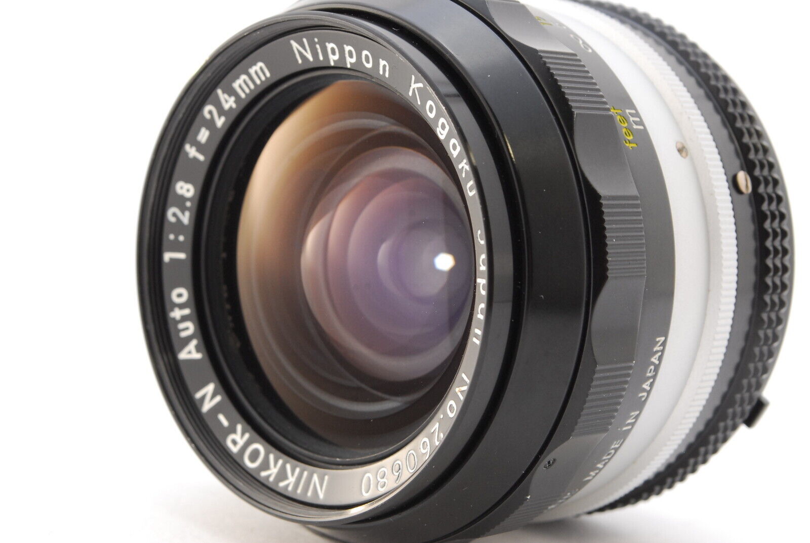【MINT】Nikon Ai-s Nikkor 24mm F/2.8 MF Wide Angle Lens Ais From Japan