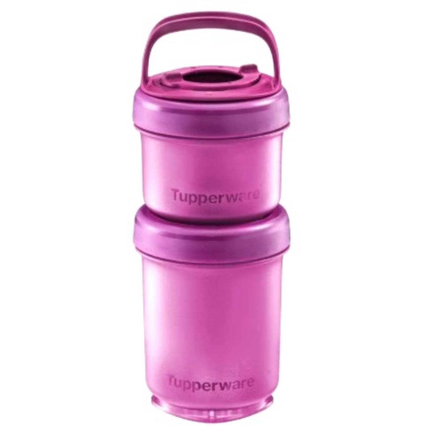 Tupperware Twist N Snack Duo Set 200ml 350ml Stackable Food Containers