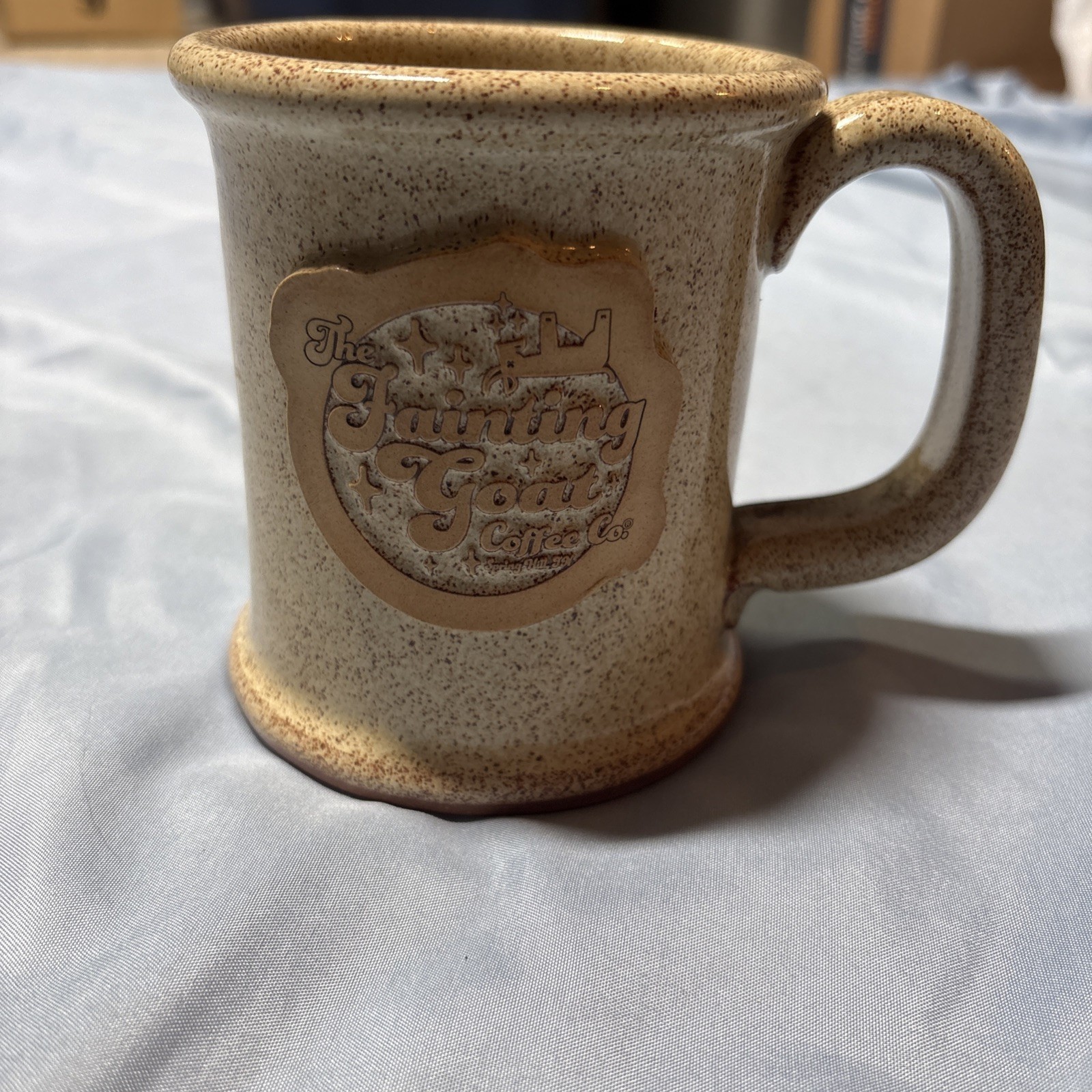 Sunset Hill Stoneware “the Fainting Goat” Coffee Mug