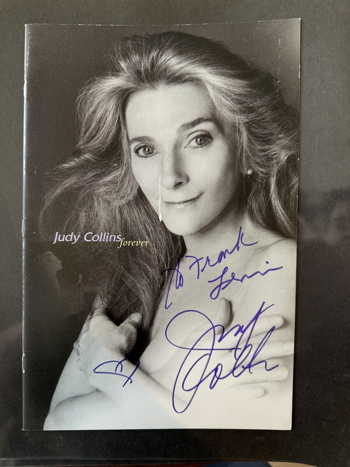 JUDY COLLINS :FOREVER: (AUTOGRAPH VINTAGE PROGRAM) CLASSIC ICON FROM THE 60,S