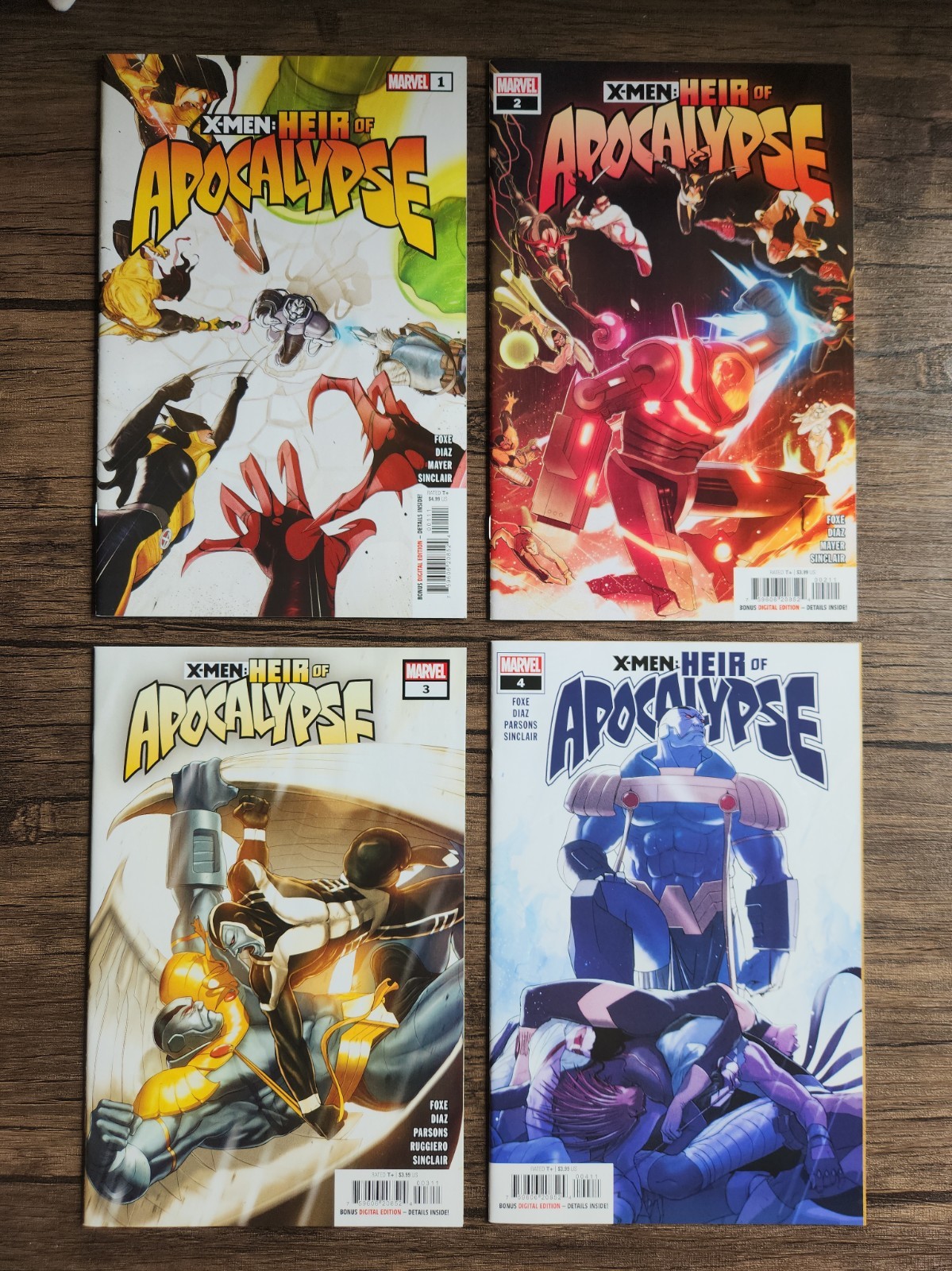 X-men: Heir Of Apocalypse #1-4  1st Appearance of Cypher as Revelation