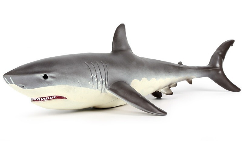 Large Great White Shark Animal Toy 24