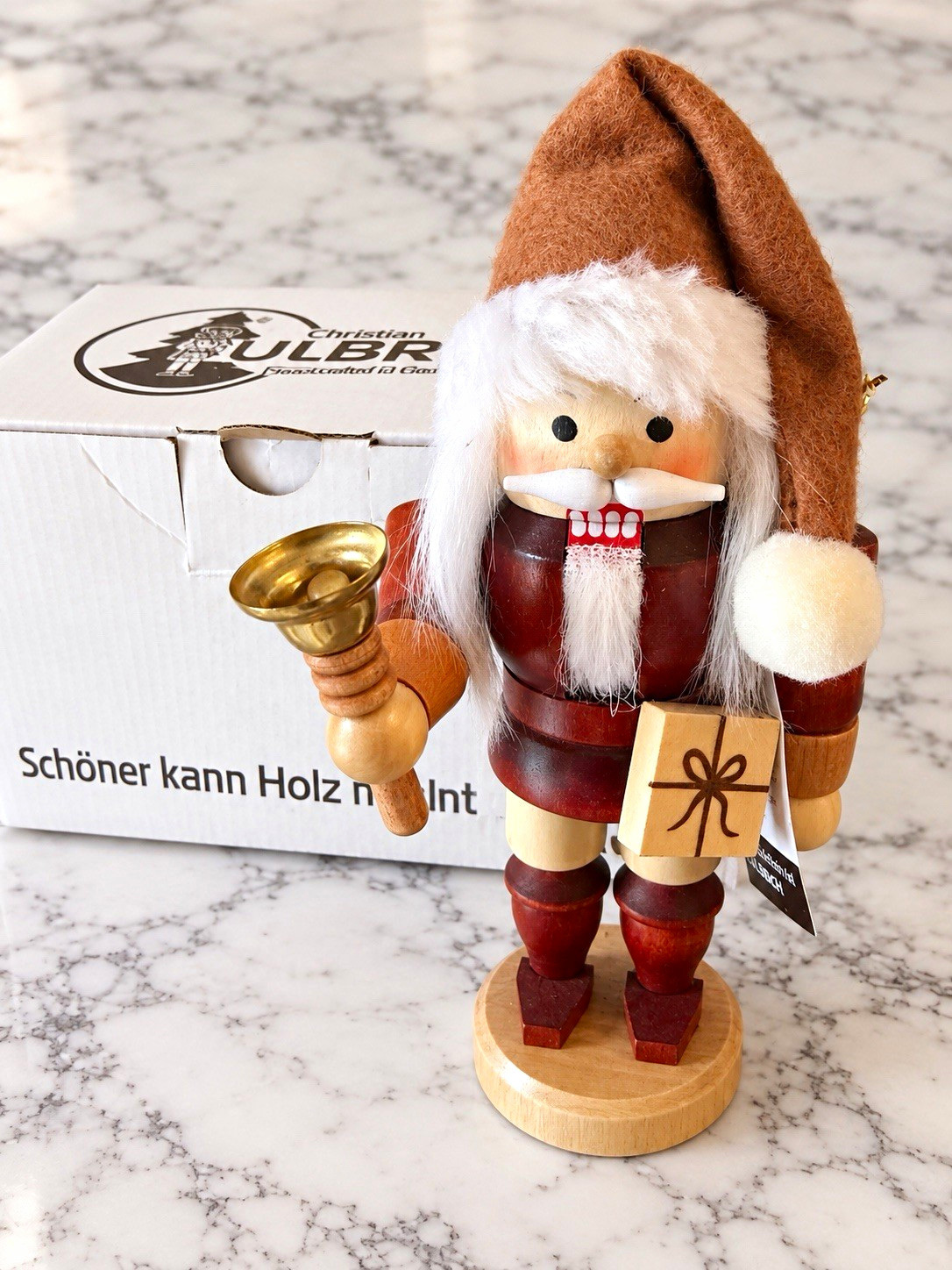 Christian Ulbricht Handmade Wooden Nutcracker Santa Figure Made in Germany