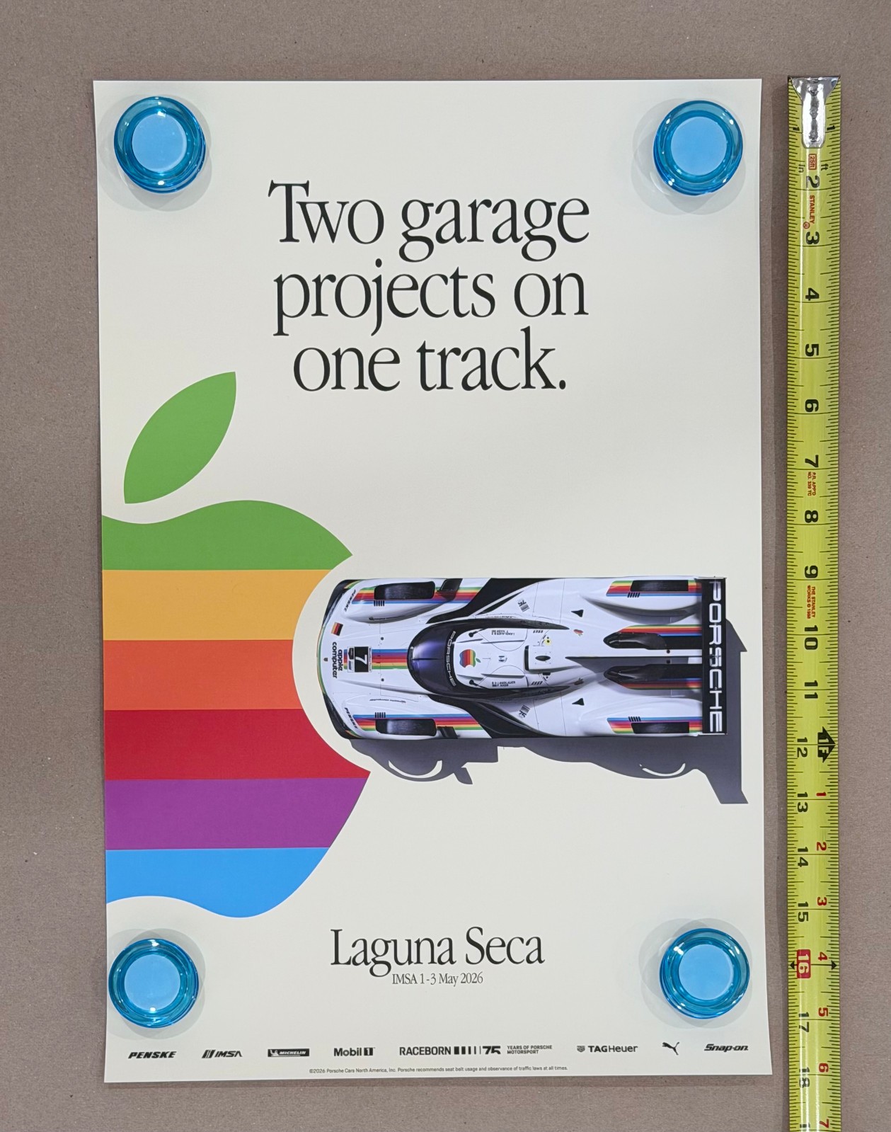 Porsche Penske Apple Computer GTP IMSA Laguna Seca 2026 poster, 18\