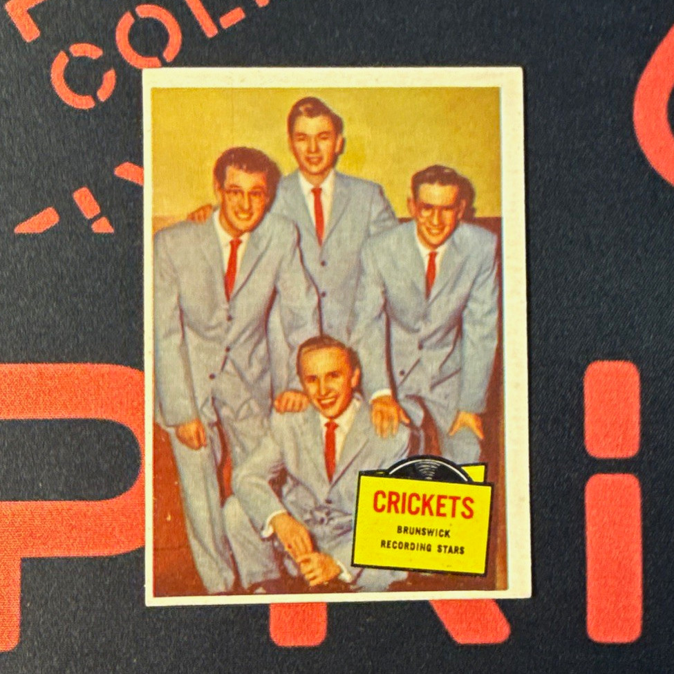1959 Topps Hit Stars Picture Cards Series #51 The Crickets Buddy Holly