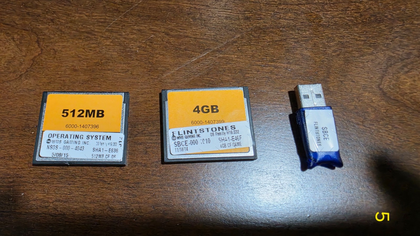 WMS THE FLINSTONES SOFTWARE, O.S. and  DONGLE SBCE
