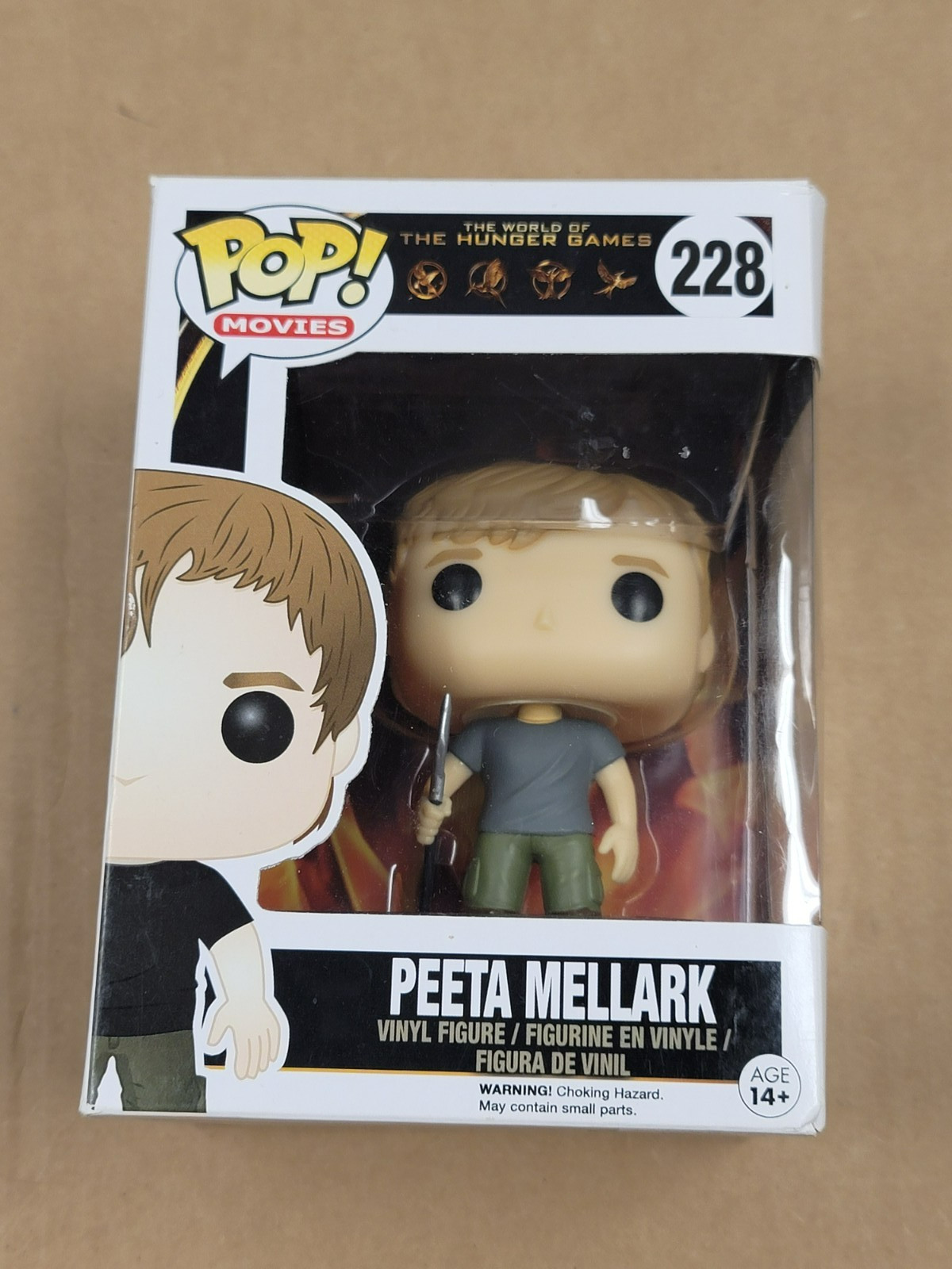 Funko Pop Vinyl: The Hunger Games - Peeta Mellark #228 Brand New Great Shape