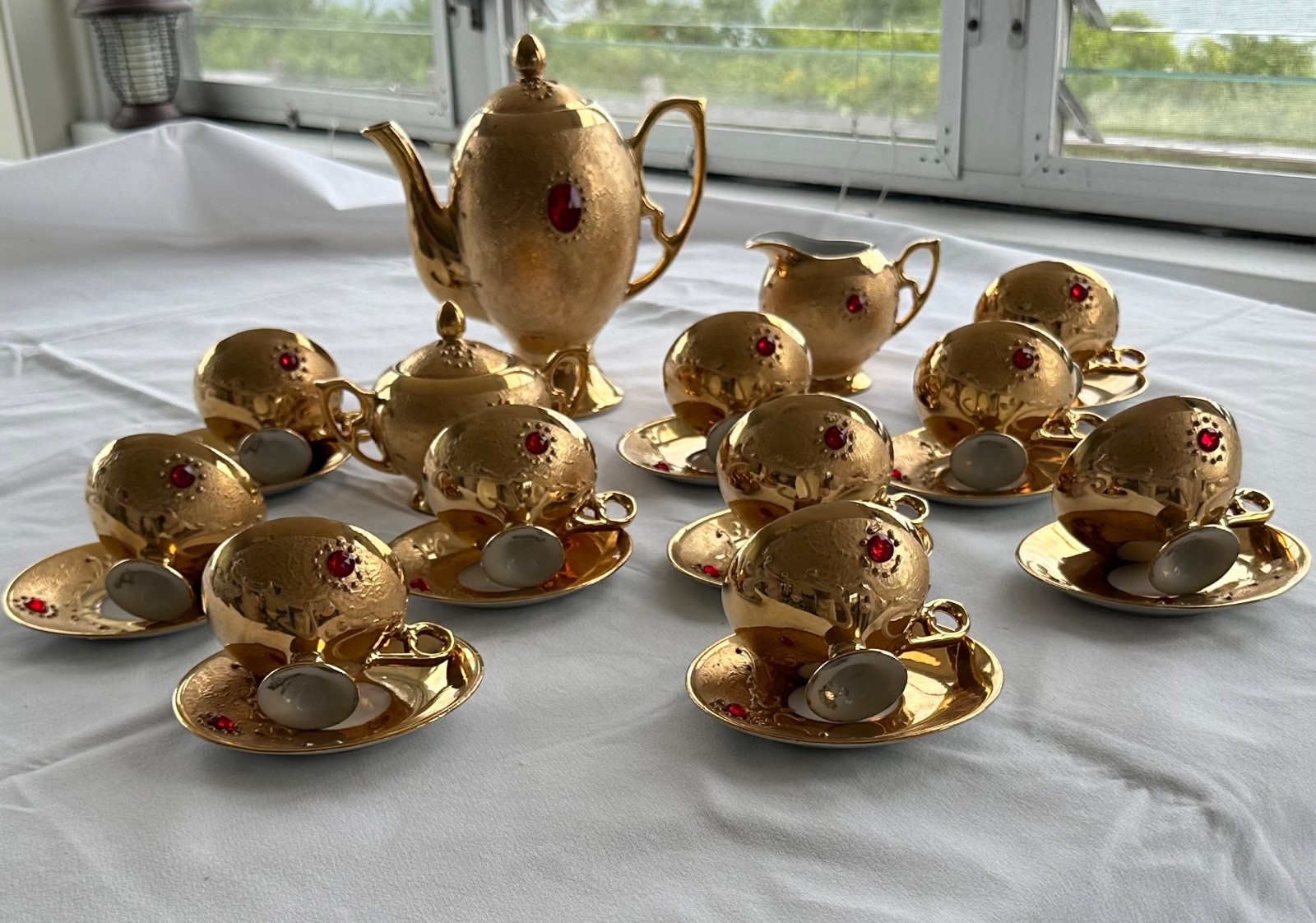 Vintage Reiber Mitterteich Tea Set from Bavaria