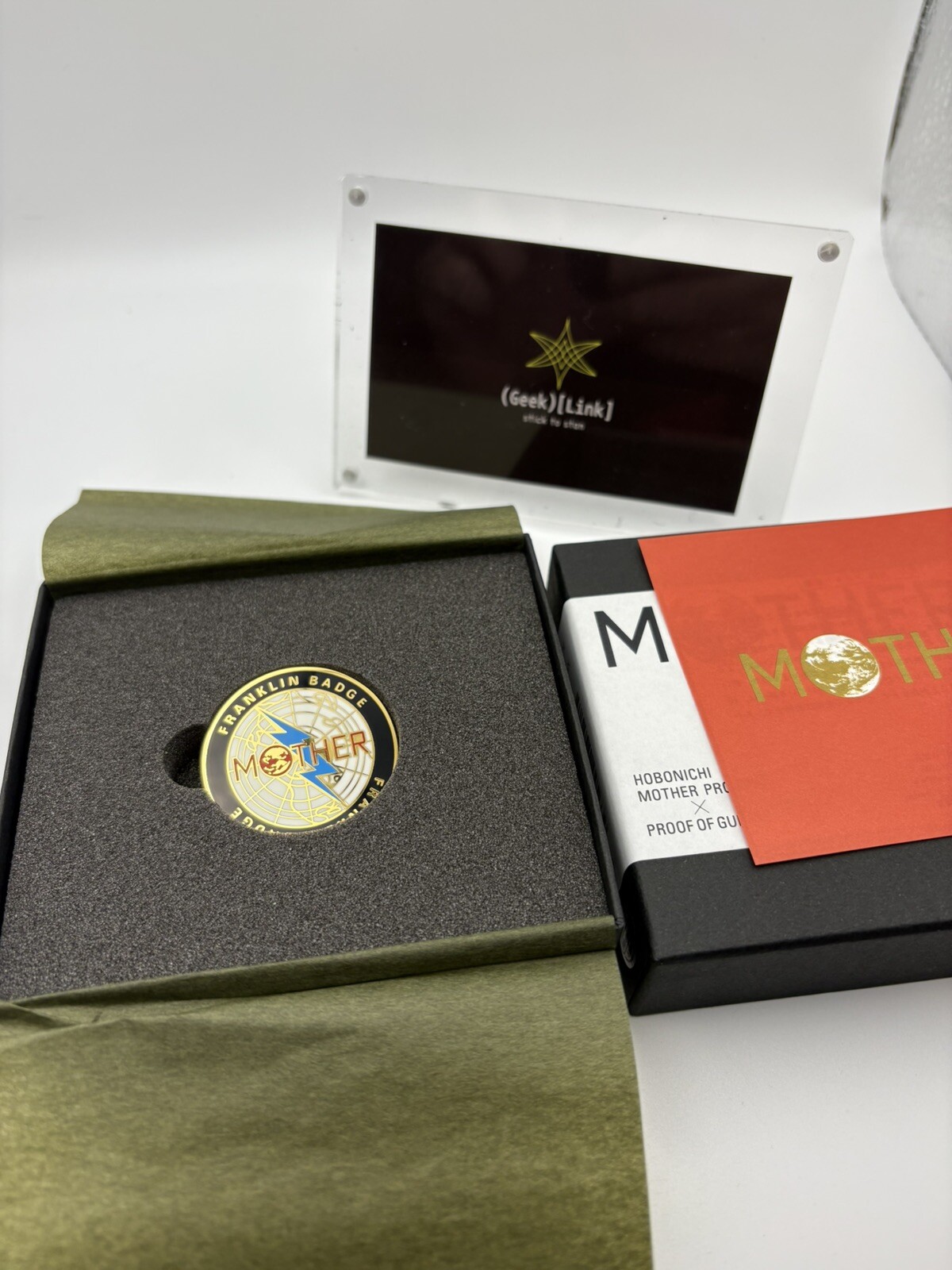 MOTHER Franklin Badge PROOF OF GUILD EARTHBOUND Nintendo Used