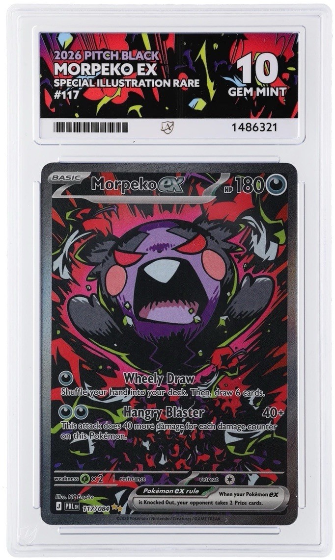 Pokemon TCG Morpeko 117/084 Full Art Secret Rare Ace Graded 10 Gem Mint