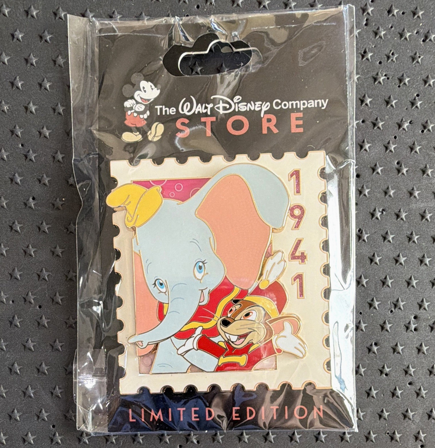 The Walt Disney Company Store Dumbo 1941 Stamp LE 500