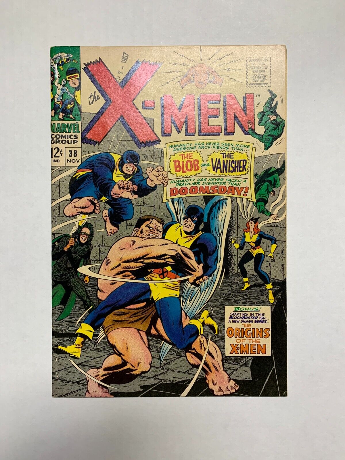 X-Men #38 - Origins The Blob The Vanisher Doomsday 1967