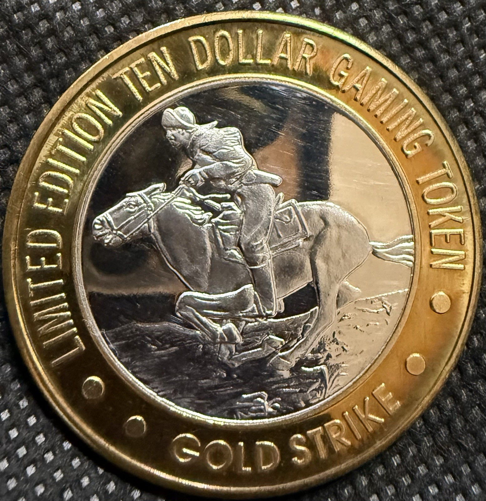 ⭐️GOLD STRIKE HOTEL & CASINO VERY Limited Edition 999% .6 Oz Pure Silver Strike