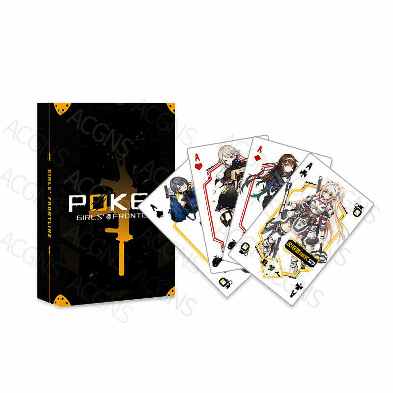 Game Girls Cards Poker Frontline Playing Anime Game Cards Collection Cards 